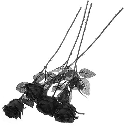 Abaodam Hoch Simulierte Künstliche Rosenstiele 4 Stück Realistische Rosenblüten für Blumensträuße Heimdekoration Tafelaufsatz