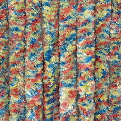 Moritz Rideau molletonné en chenille - 56 x 185 cm - Rideau de porte Jamaica - Moustiquaire pour caravane de camping