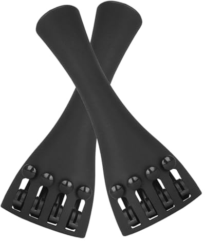 SAFIGLE 2stücke Kohlefaser Saitenbrett Für Cello Ersatz Saitenhalter Robustes Und Leichtes Material Mit Integrierten Feinstimmern Professionelles Zubehör Für Cello-instrumente