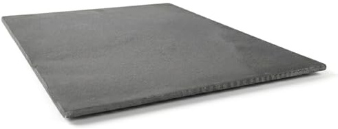 LUNA WAY CAST IRON - Plaque Lisse en Fonte pour Cheminée | Stocke et Réflète la Chaleur | Grande Durabilité | Facile à Installer, Noir, 50 x 70 cm, Fonte