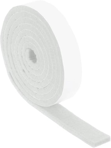 sourcing map Felt Strips with Adhesive Backing, 3/4 x 61 x 0.2 Anti Scratch Furniture Felt Tapes Self-Stick Pads for Protecting Hardwood Floor, White