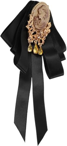 Healeved Broche Nœud Vintage Décoratif Pour Femme Épingle De Style Ancien Pince De Assorti Vêtements
