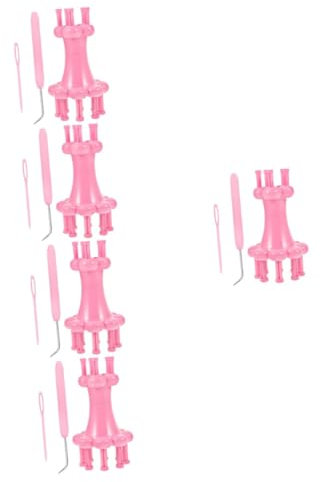 Angoily 5 Sätze Stich Nadeln Für Garn Häkelkit Haken Werkzeug Stricknadelset Webset Garn Strickspule Strickgabel Strickbastenskits Strickset Stricker Coole Strick-gadgets Plastik