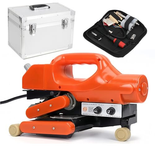 Auto Welding Machine 800W, Tunnel Crawl Welding Machine, Lap Geomembrane Liner Hot Wedge Plastic Welding Machine, Plastic Layer Sealing Tool, Overlap Width 10cm, Welding Width 12.5mm x 2,220V