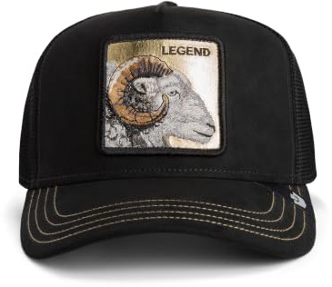 Goorin Bros. Trucker Cap Golden Legend Void Black Schwarz, Size:OneSize