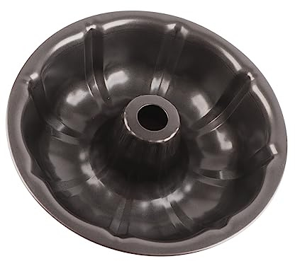 Cyrank Stampo per torte, teglie da libbra per cuocere mini cupcake scanalati teglia per pane in acciaio al carbonio 3D stampo per dessert per budino al cioccolato e pane