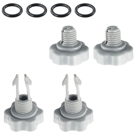8 válvulas de liberación de aire 10460 con juntas tóricas para bombas de filtro de piscina Intex, kit de sellos de repuesto, accesorios de piscina