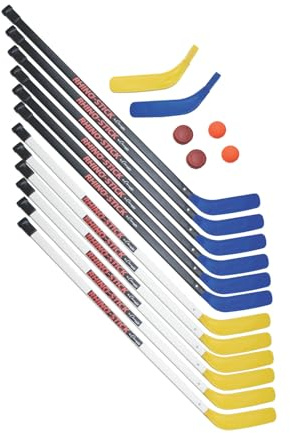 Champion Sports RHINO® Stick Senior Hockey Set – 43, Blue/Yellow