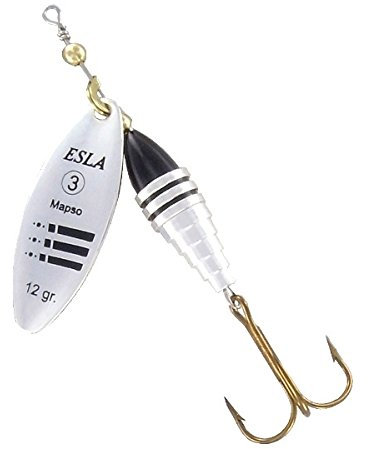 MAPSO - 5 Cucharillas de Pesca ESLA-3 PN 12 GMS.