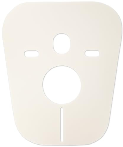 Fischer Schallschutz-Membran für WC und Bidet, Dichtung zur Schalldämmung von hängenden Sanitäranlagen, Schallschutzmatte, universell, stoßfest, 4824