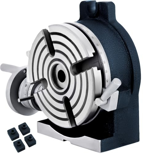 BuoQua Trennscheibe Durchmesser 150 mm, Trennplatte Set mit Grundabmessungen Horizontal 180 x 170 mm, Trennplatte Set für Drehtisch Höhe 80 mm Schwarz