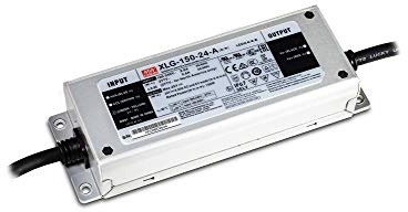 Mean Well - Alimentador IP67 resistente al agua, serie ELG, 24 V con PFC, tensión constante, modelo de transformador de AC 220 V a DC 24 V. 150.00W, 24.00V