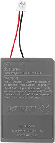 OSTENT 1000mAh 3.65V 3.7Wh Batteria ricaricabile agli Li-ion per Sony PS4 Original CUH-ZCT1 Series Bluetooth Wireless Dual Shock Controller Prima Generazione Vecchia Versione Grande Connettore