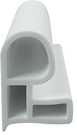 DIWARO® Stahlzargen-Dichtung SZ052 | weiß | 5 lfm für Haus- und Innentüren. Zum Schallschutz und abdichten der Tür. Bestehend aus TPE (Thermoplastischen Elastomer)