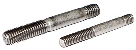 Stehbolzen M8x50 DIN 939 Edelstahl A2 V2A rostfrei Stückzahl 2 Stiftschraube mit Einschraubende 1,25d