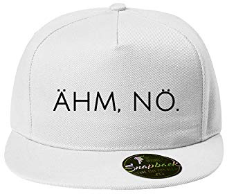 OwnDesigner Ähm nö Cap Unisex Baseball Cap Base Cap - Herren Snapback Cap