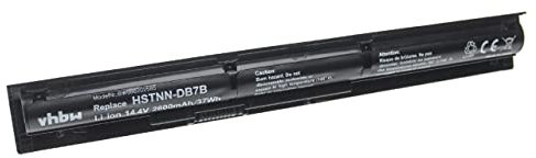 vhbw Replacement Battery compatible with HP ProBook 450 G3 (P5R99EA), 450 G3 (P5S00EA), 450 G3 (P5S01EA) Laptop (2600mAh, 14.4V, Li-Ion)