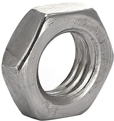 FASTON® Sechskantmuttern M5 niedrige Form aus rostfreiem Edelstahl A2 V2A (30 Stück) DIN 439 Muttern Flachmuttern Kontermutter Flachmuttern Mutter Halbmuttern Kontermuttern