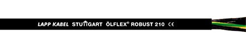 10 Meter Lapp 0021927 Ölflex Robust 210 Allwetter Steuerleitung 50x1 mm² mit Schutzleiter I Außenbereich I witterungsbeständig I kälteflexibel I UV-beständig I Anschlussleitung 50G1