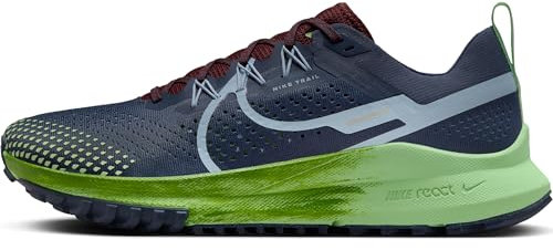 Nike Zapatillas Running Pegasus Trail 4 para Hombre, Shoe, Thunder Blue/Lt Armory Blue-Chlorophyll, 42.5 EU