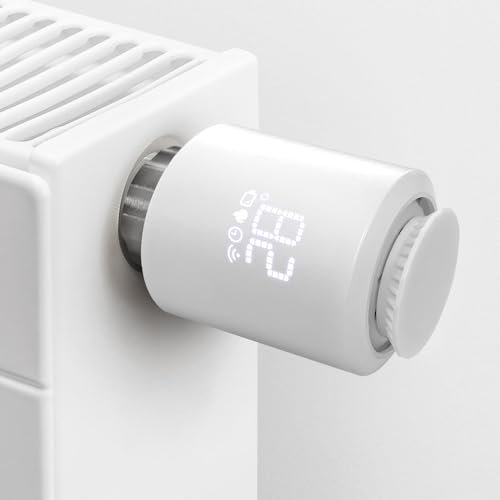 Smart Heizkörperthermostat TRV Zigbee 3.0 mit TUYA App-Funktion kompatibel mit Amazon Alexa/Home Assistant