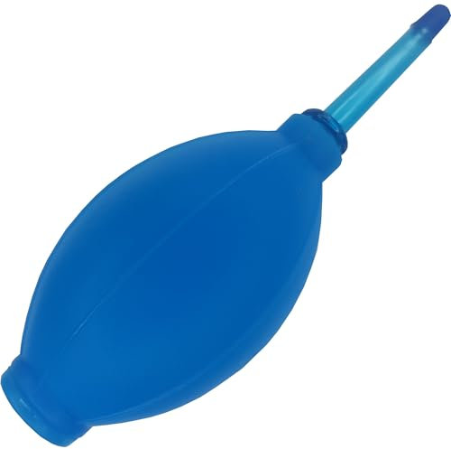 Blauer Luftbläser, Blasebalg, Druckluftreiniger für Wimpernverlängerungen, Reinigung von Staub, Fusseln, Haaren, Schmutz, Tastaturen, Kameras, Computern, Bildschirmen