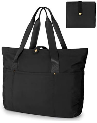 Aucuu Sac a Main Femme Cabas, Sac Fourre-tout Pliable, Sacs Ordinateur, Sacs Fourre-tout Pliable et Léger pour Femme pour Voyage, Gym, Travail, école