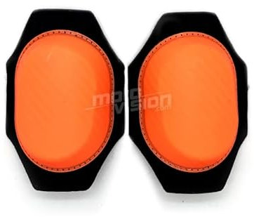 Moto Vision Sliders Moto - Ginocchiere ultra leggere unisex - ABS, 7 colori (arancione)