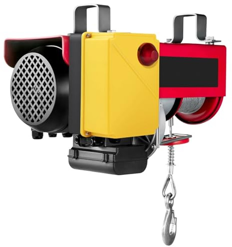 Paranco elettrico 440 880 550 660 1100 1320 1800 2200lbs Gru Elettrica Gru Verricello Portatile Sollevatore sopraelevato 33ft/min Telecomando Senza Fili montacarichi da balcone