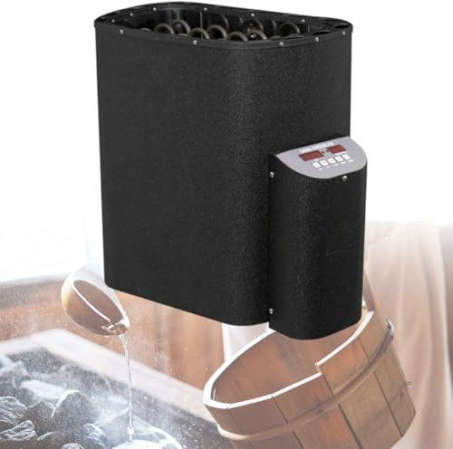 vnmudzeo Stufa Riscaldante per Sauna Commerciale, per Bagno Turco Domestico, Macchina Riscaldante per Bagno Turco da 3000 W 4500 W 6000 W 8000 W 9000W,6kw
