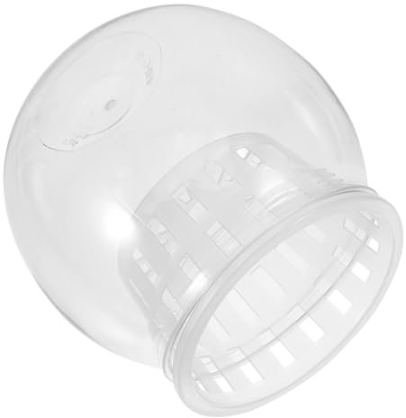 Abaodam Bol Plastique pour Plantes Bol pour Terrarium à Poissons Aquarium Transparent pour Bettas