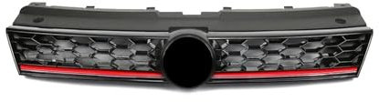 Griglia Radiatore Per Polo Per GTI Style 2014 2015 2016 2017 2018 Paraurti Anteriore Auto Griglia Radiatore Griglie Da Corsa A Nido D'ape Griglie Radiatori Sportive