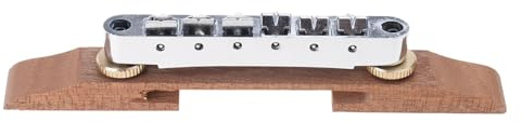 Jazzes Guitar Bridge Electric Plate Part 6 String Wood For Saddles Guitar Bridge