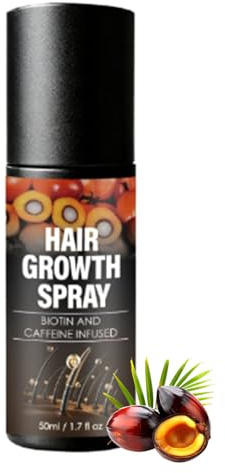 Spray Anti-Chute Pour Cheveux 50ml Produit De Soin Léger Pour Le Cuir | Spray Réparateur Pour Cheveux Pour Hommes Femmes Jeunes Adolescents Mari Femme Fils Fille e Flle