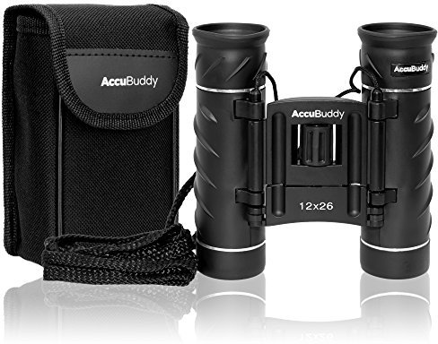 AccuBuddy Fernglas für Erwachsene & Kinder, leichtes & kompaktes Mini-Teleskop mit 12-facher Vergrößerung und 26-mm-Objektiven, Weitsicht für Vogel- & Sternenbeobachtung, Wandern, für Mädchen & Jungen