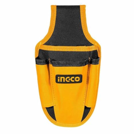 Ingco HTBP04011 - Funda portaherramientas, color amarillo y negro, estilo Ingco Style, de trabajo, portaherramientas, de poliéster 600D