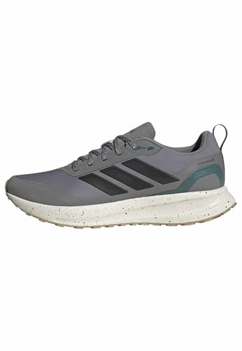 adidas För Män RUNFALCON 5 TR RUNNING SHOES, grey three/core black/preloved teal, 44 2/3 EU