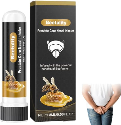 Barra Inhaladora Nasal Inhalador para el Cuidado de la Próstata | Natural Portátil para Adultos con Soporte en Bienestar y Salud al Aire