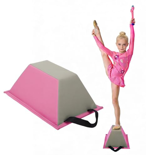 Cheerleading Balance Trainer, Portable Cheer Stunt Stand, PU Non-Slip Cheer Flyer Stand for Children Kids Cheer Dance & Gymnastics Home Practice, Promotion Flexibility Core Strength and Conditioning