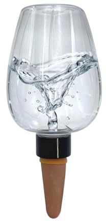 Palle per irrigazione delle piante, inserto per irrigazione a rilascio lento, gocciolatore d'acqua a rilascio lento, 350 ml, a forma di rosa, per interni ed esterni, casa, cortile