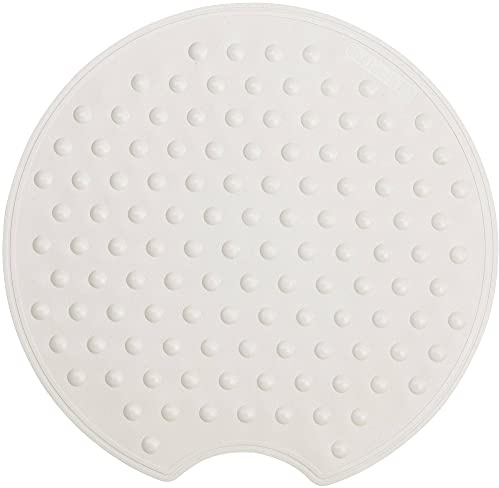 Sealskin Rotondo Alfombra antideslizante Ø 55 cm Caucho Blanco