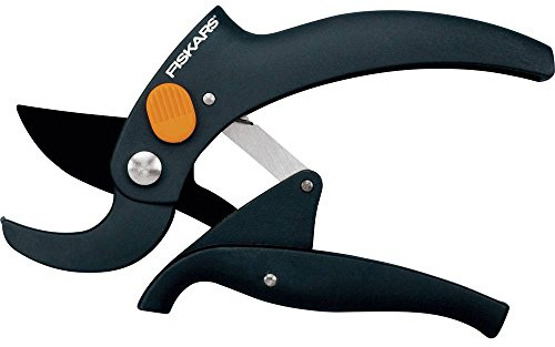 Fiskars Gartenschere 173 mm Amboss PowerLever P53 111330