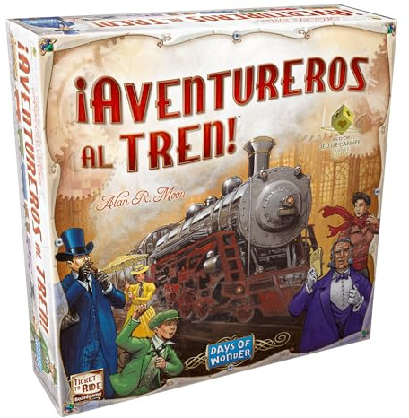 Asmodee ¡Aventureros al Tren! Juego de Estrategia de Trenes