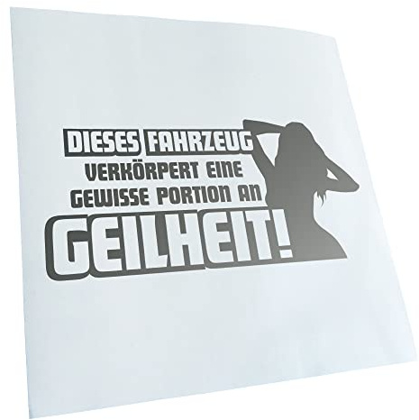 - Autoaufkleber - gewisse Portion Geilheit Aufkleber für Auto, Laptop, Fahrrad, LKW, Motorrad mehrfarbig JDM Decal Racing