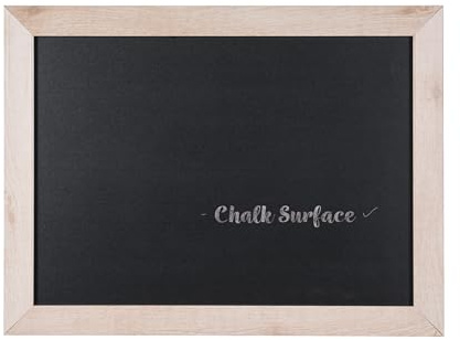 Bi-Office, Blackboard Kamashi Bianco, Kreidetafel mit Weiß Kiefer MDF Rahmen, 90x60cm