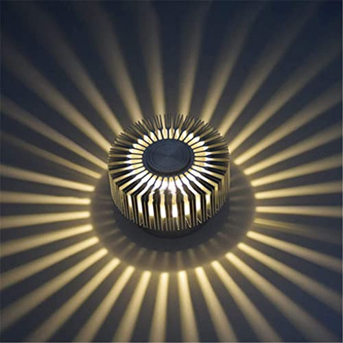 LANMOU LED Wandleuchte mit Fernbedienung Flutlicht Kreative Design Effektlampe Deckenspots Effekt Licht Moderne Innen Wandlampe für Flur Schlafzimmer Balkon Wohnzimmer Babyzimmer