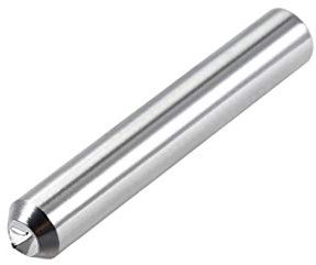 sourcing map Diamant-Schleifrad-Abrichtgerät 8 mm x 50 mm Einpunkt-Abrichtwerkzeug mit konischer Spitze