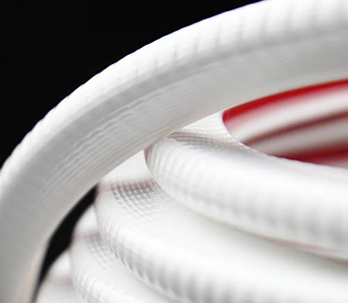 SMI-Kantenschutzprofil KS1-4W für 1-4mm PVC mit Stahleinlage Weiß selbstklemmend ohne Kleber - Kantenschutz, Kederprofil, Kantenprofil, Kantenschutzleiste für Autotüren, Bleche (20 m)