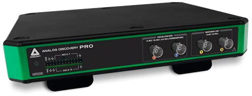 Analog Discovery Pro ADP3250 mit BNC-Tastköpfen: 2-Kanal Mixed-Signal Oszilloskop mit hoher Auflösung