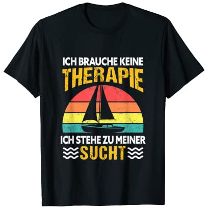 Segeln Segler Skipper Segelboot Kapitän Sailing T-Shirt